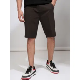HIGHLANDER Men Regular Fit Mid-Rise Shorts-image-12