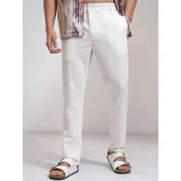 HIGHLANDER Men Regular Fit Mid-Rise Trousers-image-13