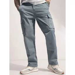 HIGHLANDER Men Relaxed Cargos Trousers-picture-27