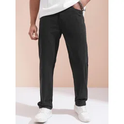 highlander Men Relaxed Fit Mid Rise Black Jeans-picture-12
