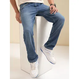 highlander Men Relaxed Fit Mid Rise Light Blue Jeans-picture-12