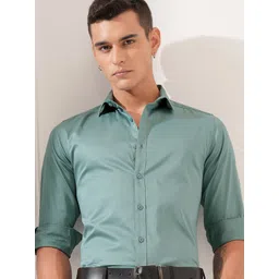 HIGHLANDER Men Slim Fit Opaque Casual Shirt-picture-31
