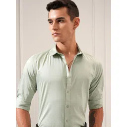 HIGHLANDER Men Slim Fit Opaque Casual Shirt-picture-19