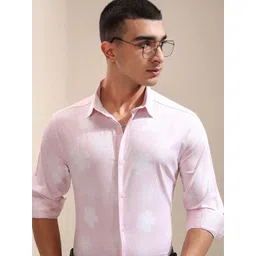 HIGHLANDER Men Slim Fit Opaque Casual Shirt-picture-40