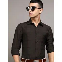 HIGHLANDER Men Slim Fit Opaque Casual Shirt-picture-24
