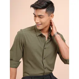 HIGHLANDER Men Slim Fit Opaque Casual Shirt-picture-27