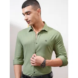 HIGHLANDER Men Slim Fit Opaque Casual Shirt-picture-23