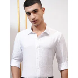 HIGHLANDER Men Slim Fit Opaque Casual Shirt-picture-15