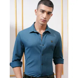 HIGHLANDER Men Slim Fit Opaque Casual Shirt-picture-38