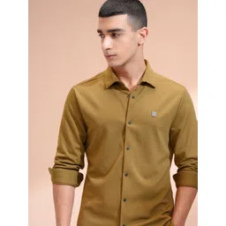 HIGHLANDER Men Slim Fit Opaque Casual Shirt-picture-17