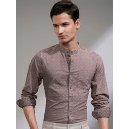 HIGHLANDER Men Slim Fit Opaque Casual Shirt-picture-10