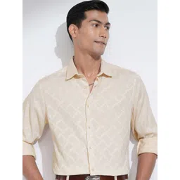 HIGHLANDER Men Slim Fit Opaque Casual Shirt-picture-34
