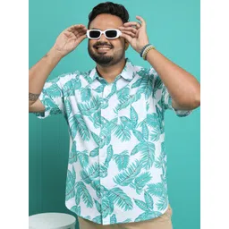 highlander Men Slim Fit Printed Spread Collar Casual Shirt-picture-12