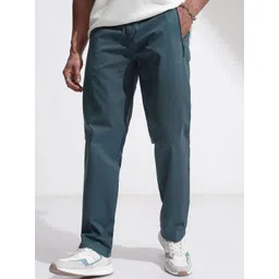 HIGHLANDER Men Solid Relaxed Fit Mid-Rise Casual Regular Trouser-picture-37
