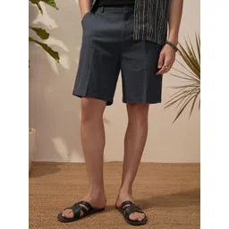 HIGHLANDER Men Solid Relaxed Fit Shorts-picture-28