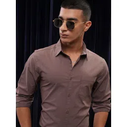HIGHLANDER Men Solid Spread Collar Casual Shirt-picture-20
