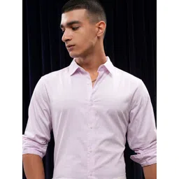 HIGHLANDER Men Solid Spread Collar Casual Shirt-picture-37