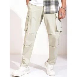 HIGHLANDER Men Straight Fit Cargos Trousers-picture-40