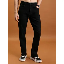 HIGHLANDER Men Straight Fit Clean Look Stretchable Jeans-picture-29