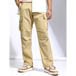 HIGHLANDER Men Straight Fit Cotton Cargo Trouser-picture-33