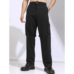 HIGHLANDER Men Straight Fit Cotton Cargo Trouser-picture-37