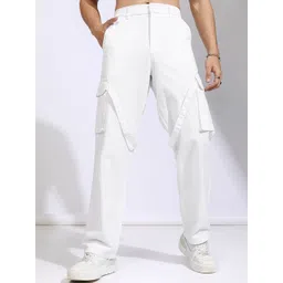 HIGHLANDER Men Straight Fit Cotton Cargo Trouser-picture-36