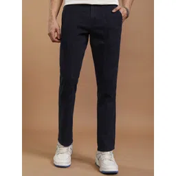 HIGHLANDER Men Straight Fit Mid-Rise Trousers-picture-34