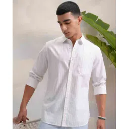 highlander Men Striped Slim Fit Cotton Shirt-picture-13