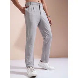 HIGHLANDER Men Textured Easy Wash Chinos Trousers-picture-21