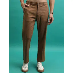 HIGHLANDER Men Textured Trousers-picture-33