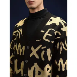 HIGHLANDER Men Typography Cardigan image 2
