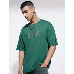 HIGHLANDER Men Typography Printed Drop-Shoulder Sleeves T-shirt-picture-24