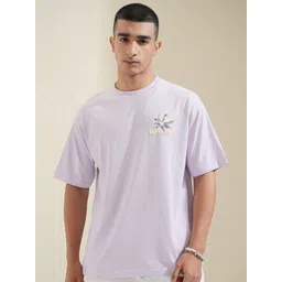 HIGHLANDER Men Typography Printed Round Neck Cotton Relaxed Fit T-Shirt-picture-41