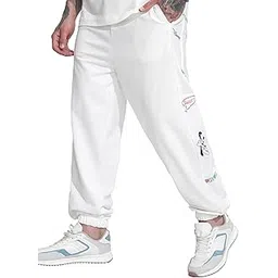 highlander Men's Baggy Tapered Baggy Trousers | Casual Trousers | Printed | Mid-Rise| Trouser | Baggy-picture-37