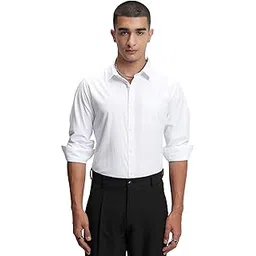 highlander Men's Solid Slim Fit Shirt-picture-25