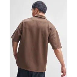 HIGHLANDER Polo Collar Drop-Shoulder Sleeves Oversized Casual T-Shirt image 5