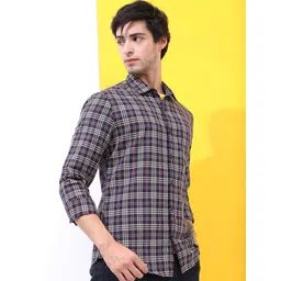 HIGHLANDER Slim Fit Tartan Checks Checked Casual Shirt-picture-30