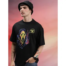 HIGHLANDER Unisex Graphic Printed Drop Shoulder-Sleeves Oversized T-shirt-picture-39