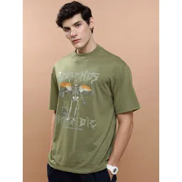 HIGHLANDER Unisex Graphic Printed Oversized T-Shirt-picture-41