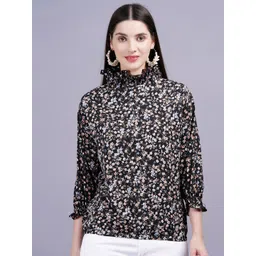 HIGHLIGHT FASHION EXPORT Floral Print Top-picture-37