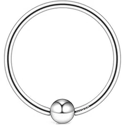 highspark 92.5 Sterling Silver Nose Ring for Women | Simple & Elegant Nose Piercing for Women & Girls | Lovely Gift-picture-14