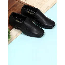 HikBi Men Leather Formal Slip-On Shoes-picture-23