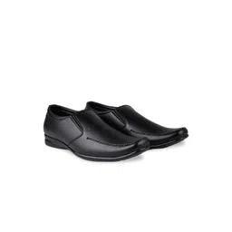 HikBi Men Leather Formal Slip-On Shoes-picture-17