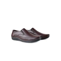 HikBi Men Leather Formal Slip-On Shoes-picture-20