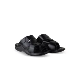 HikBi Men Slip-On Leather Comfort Sandals-picture-11