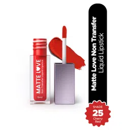 Hilary Rhoda Matte Love Non-Transfer Water-Proof Liquid Lipstick - 5ml - Cherry Red 25-picture-39