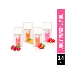 Hilary Rhoda Set of 4 Juicy Punch Non-Greasy & Soft Finish Lip Gloss Oil - 3.4 ml each-image-45