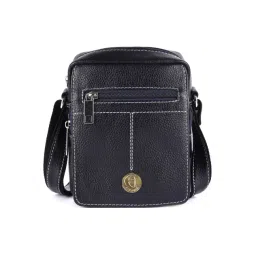 HiLEDER Blue Textured Small Leather 7 inch Cross Body Bag-picture-20