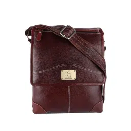 HiLEDER Brown Solid Medium Cross Body Bag-picture-48