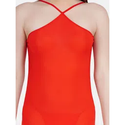 Hill Islands Women Solid Halter Neck Baby Doll image 4